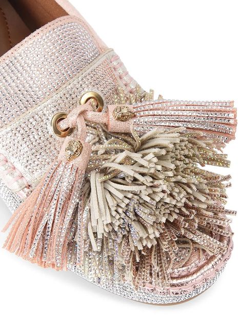 Kurt Geiger London mokasyny zamszowe Pom Pom Moccasin - zdjęcie produktu nr 2