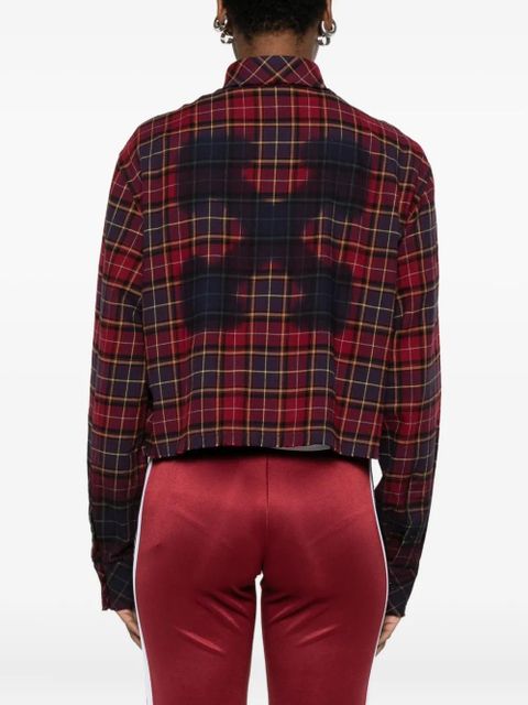 Off-White plaid buttoned shirt - Red