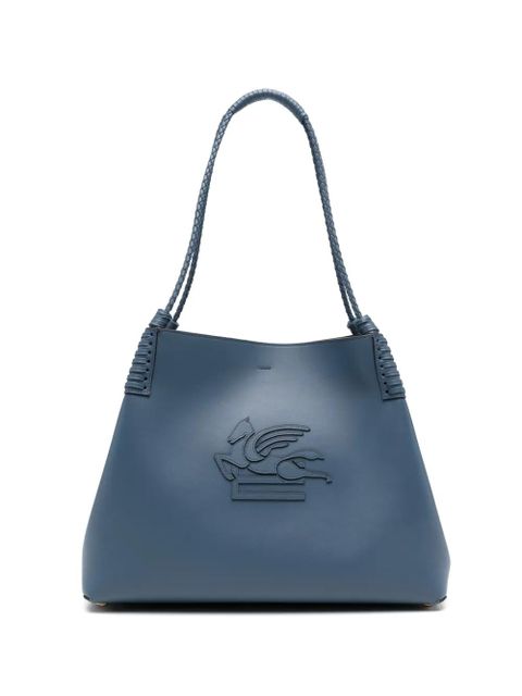 ETRO Libra braided-handle leather tote bag - Blue - zdjęcie produktu nr 1