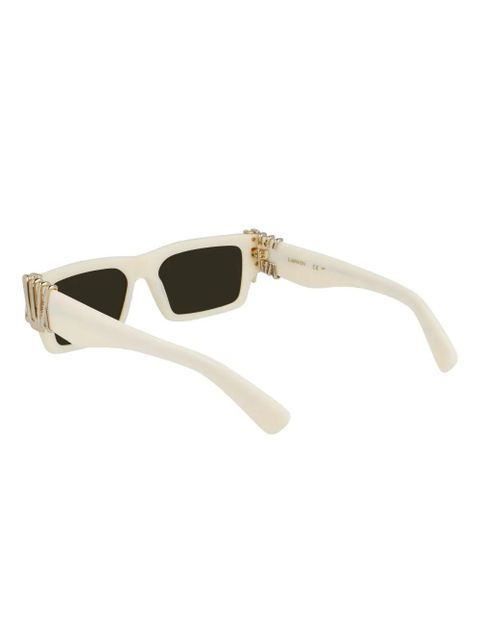 Lanvin rectangle-frame sunglasses - Neutrals