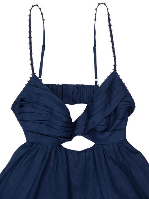 ZIMMERMANN organic linen maxi dress - Blue