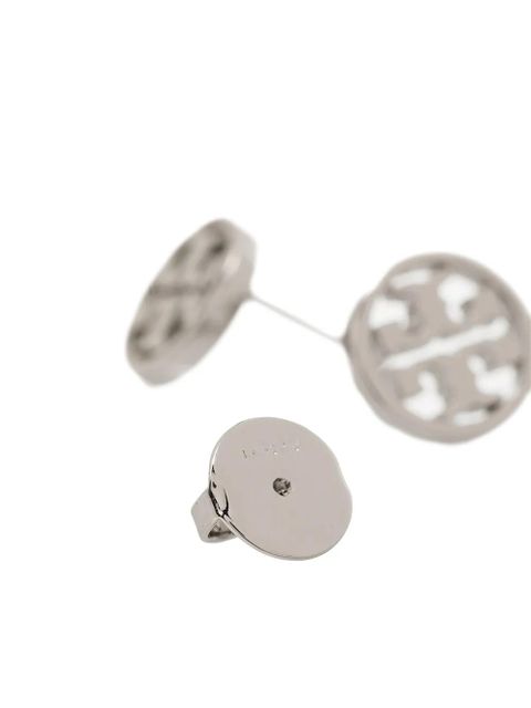 Tory Burch Miller Double-T stud earrings - Metallic - zdjęcie produktu nr 2