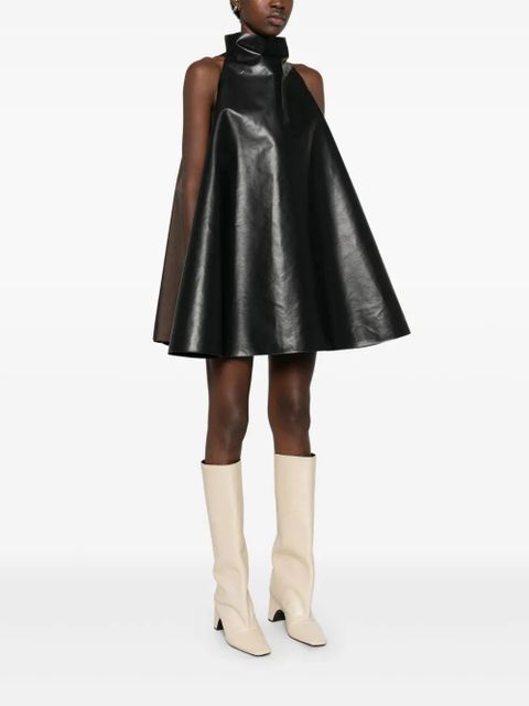 Marni trapeze mini dress - Brown