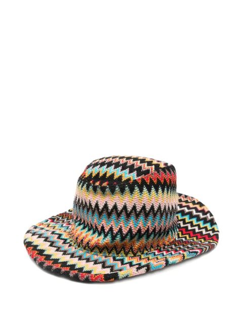 Missoni chevron sun hat - Black - zdjęcie produktu nr 1