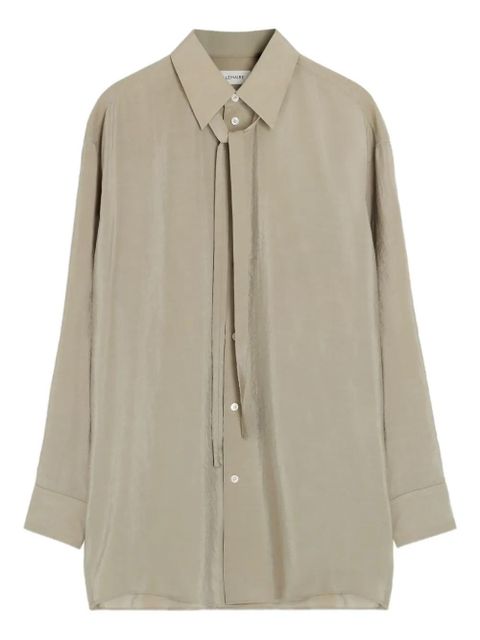 LEMAIRE tied-neck buttoned shirt - Neutrals - zdjęcie produktu nr 1