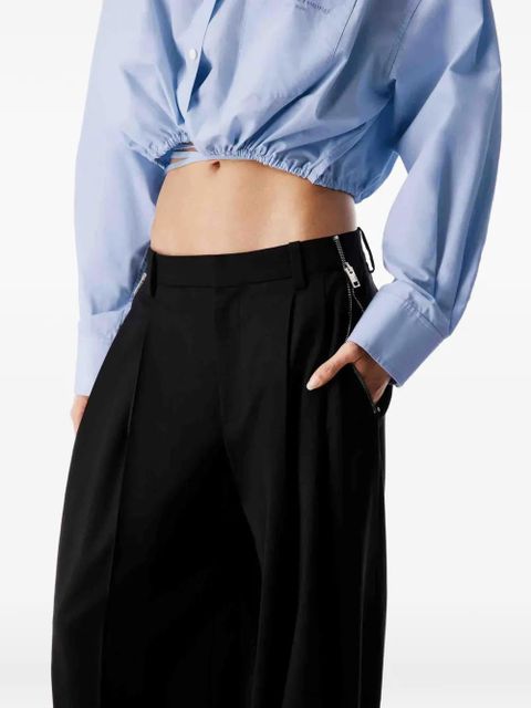 Alexander Wang zip-detail trousers - Black