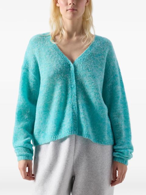 American Vintage Nuggy V-neck wool cardigan - Blue