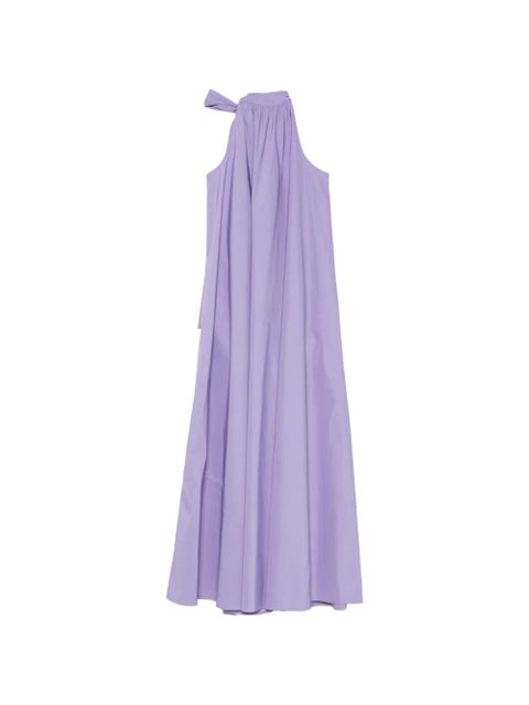 Essentiel Antwerp Jayda high-neck bow maxi dress - Purple - zdjęcie produktu nr 2