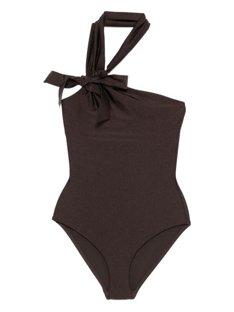 ZIMMERMANN Awaken one-shoulder swimsuit - Brown - zdjęcie produktu nr 1
