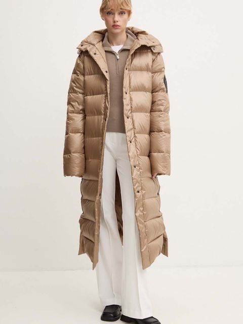 MMC STUDIO kurtka puchowa ICELAND damska kolor beżowy zimowa