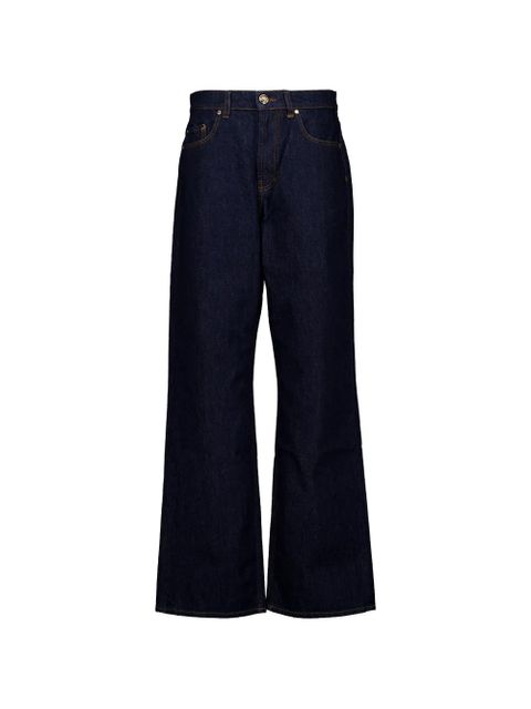 Casablanca logo-embroidered jeans - Blue - zdjęcie produktu nr 1