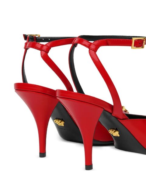 Versace 85mm La Medusa-head pumps - Red