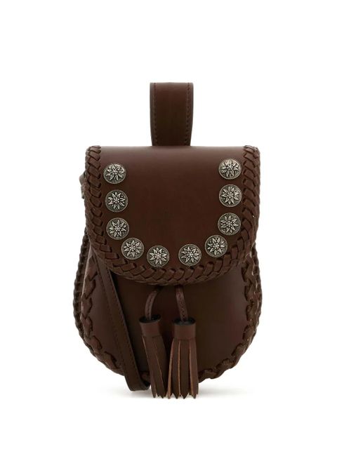 Prada leather cross body bag - Brown - zdjęcie produktu nr 1
