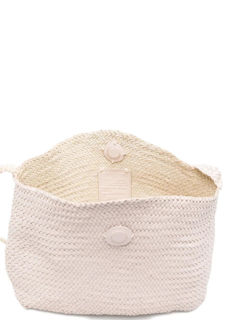 DRAGON DIFFUSION Santa Marta woven shoulder bag - Neutrals