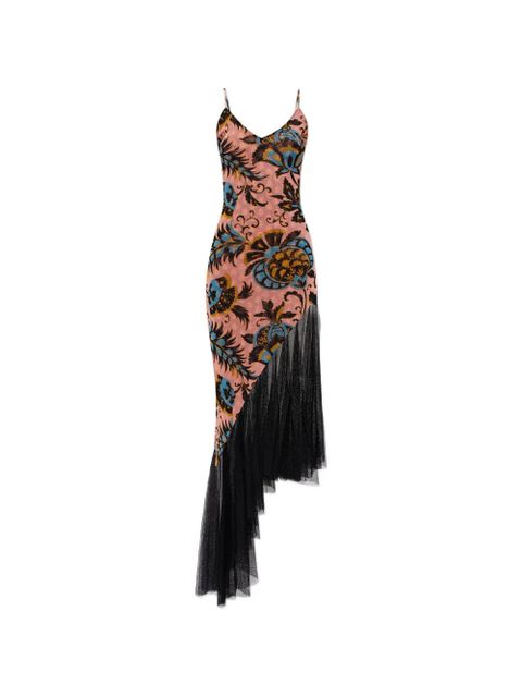 ETRO floral-print asymmetric dress - Pink - zdjęcie produktu nr 1