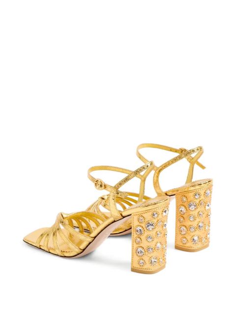 Valentino Garavani Preshoes embellished sandals - Gold