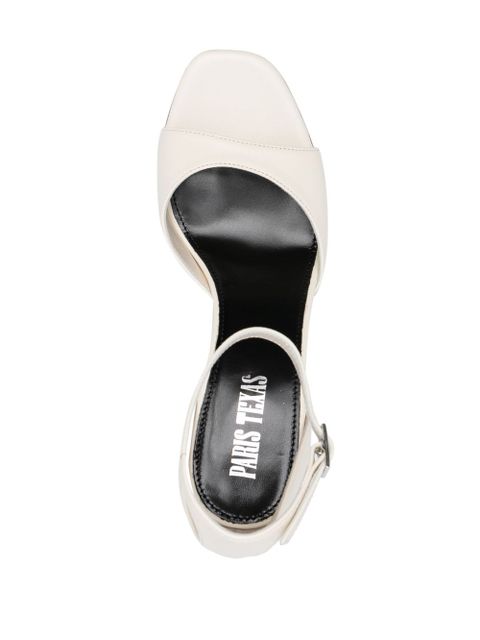 Paris Texas Fiona 100mm leather sandals - White - zdjęcie produktu nr 2