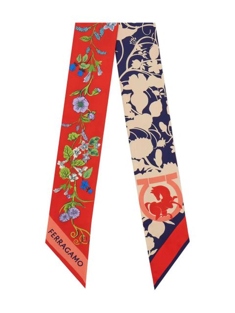 Ferragamo pegasus print bandeau - Red - zdjęcie produktu nr 1