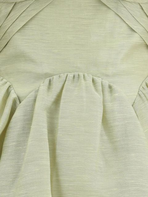 ZIMMERMANN Rebellion drape mini dress - Neutrals