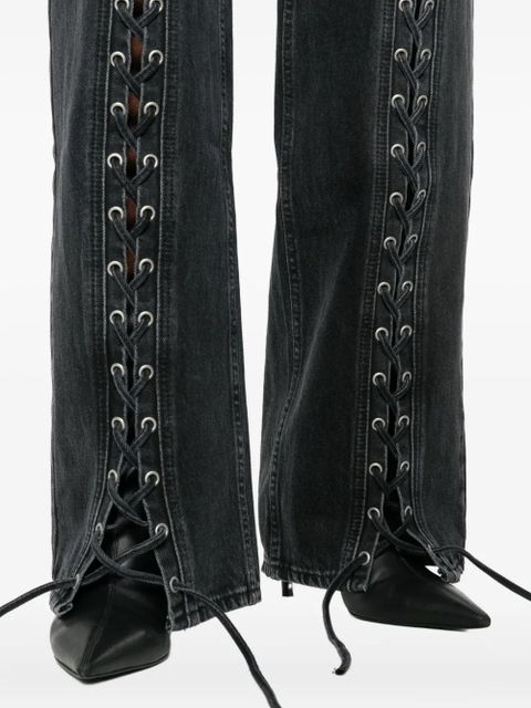 ROTATE BIRGER CHRISTENSEN laced jeans - Black