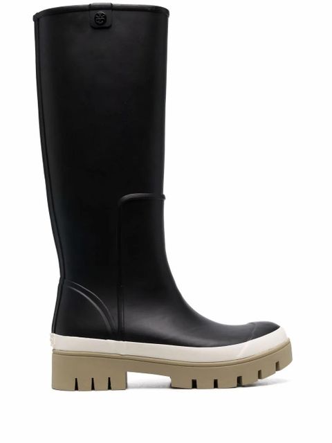 Tory Burch ridged rubber sole boots - Black - zdjęcie produktu nr 1