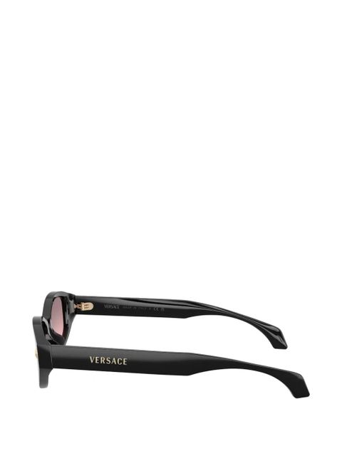 Versace Eyewear medusa geometric sunglasses - Black