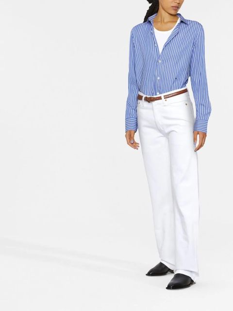 RE/DONE high-waisted flared-leg jeans - White