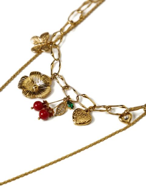 TWINSET flower-charm brass necklace - Gold - zdjęcie produktu nr 2