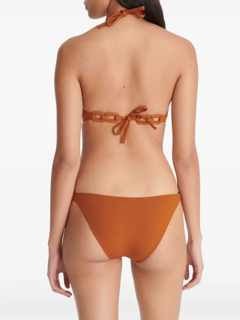 ERES Tourbillon triangle bikini top - Brown