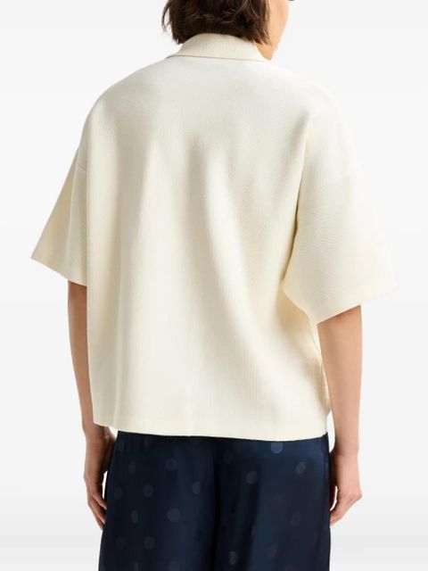 Essentiel Antwerp beaded-embellished polo shirt - White