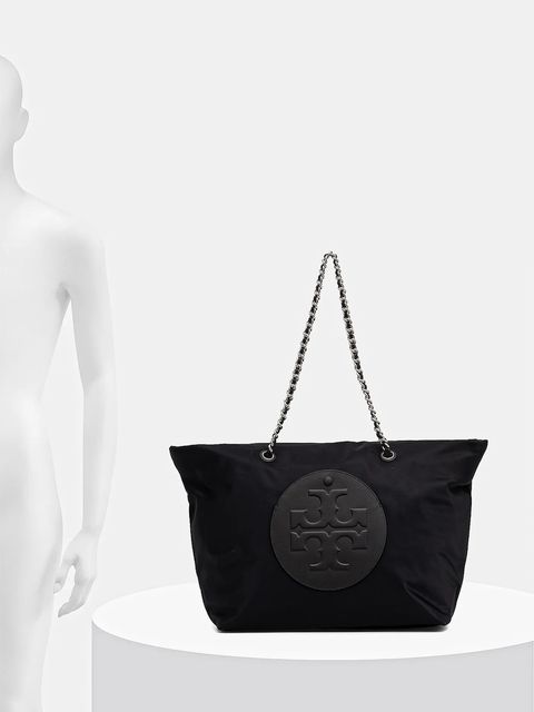 Tory Burch torebka Ella Chain Zip Tote kolor czarny 171639.001