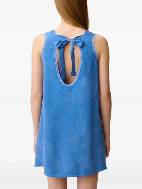 Claudie Pierlot bow mini dress - Blue