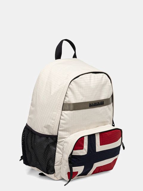 Napapijri plecak H-Nadir kolor beżowy duży wzorzysty NP0A88VBN1J1