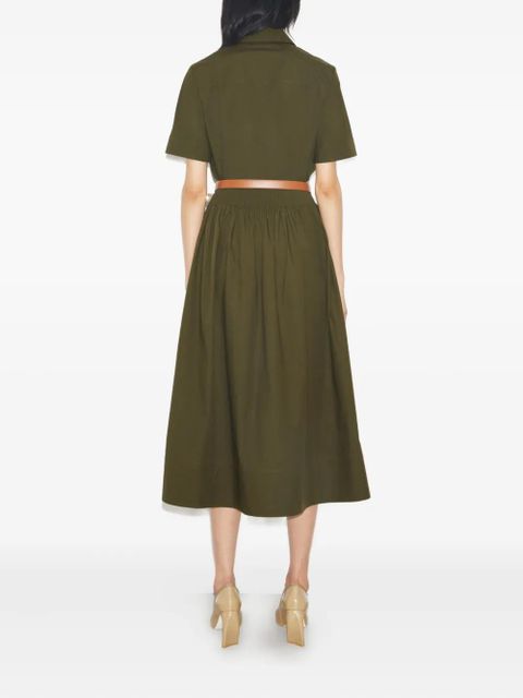 Tory Burch pocket-detail short-sleeve shirt - Green