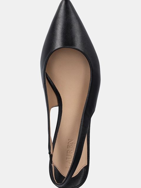 Lauren Ralph Lauren szpilki skórzane Lolah II kolor czarny 802P09033001