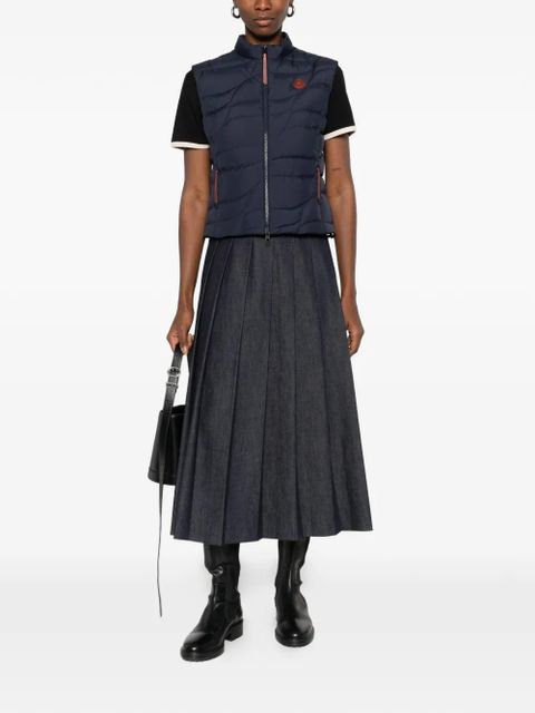 Moncler Huangbiao quilted vest - Blue - zdjęcie produktu nr 2