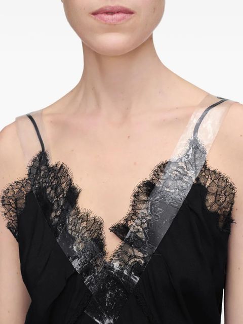 Maison Margiela lace midi dress - Black