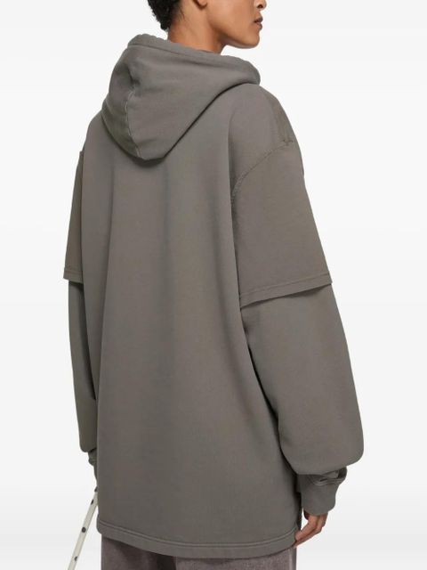 Acne Studios double layer hoodie - Grey