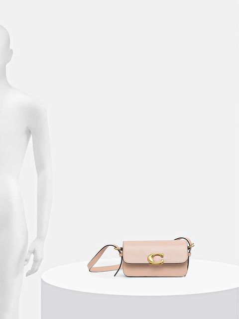 Coach torebka skórzana Zoe kolor beżowy CAM18