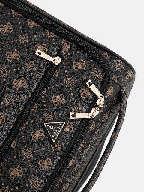 Guess walizka SILIA SMALL kolor brązowy TWGP98 90972