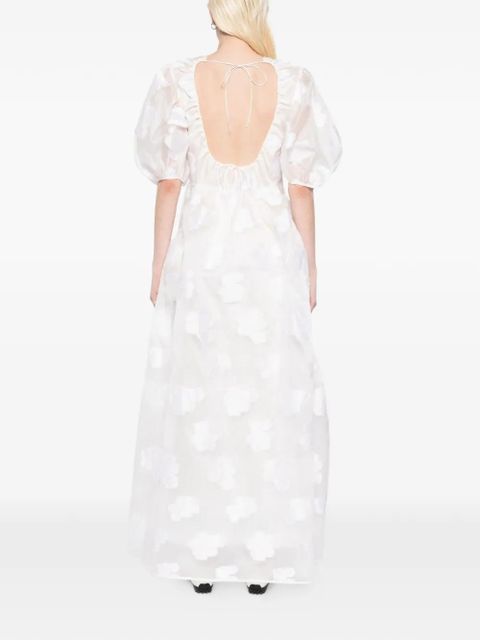 Cecilie Bahnsen Lola organza dress - White