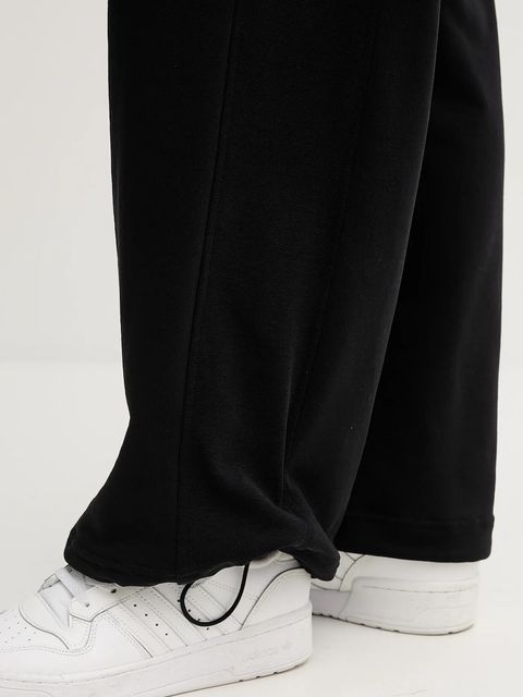 Calvin Klein Jeans spodnie dresowe damskie kolor czarny gładkie LV047C249G