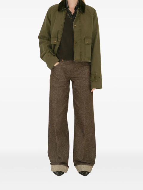Burberry Cotton Field Jacket - Green