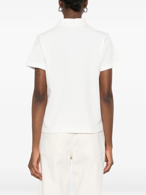 Moncler short-sleeve polo shirt - White