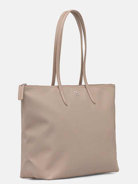 Lacoste torebka kolor beżowy NF1888PK