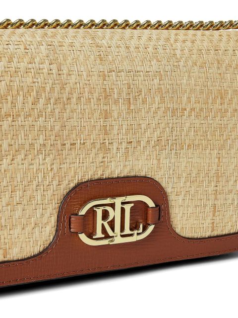 Lauren Ralph Lauren logo chain shoulder bag - Neutrals