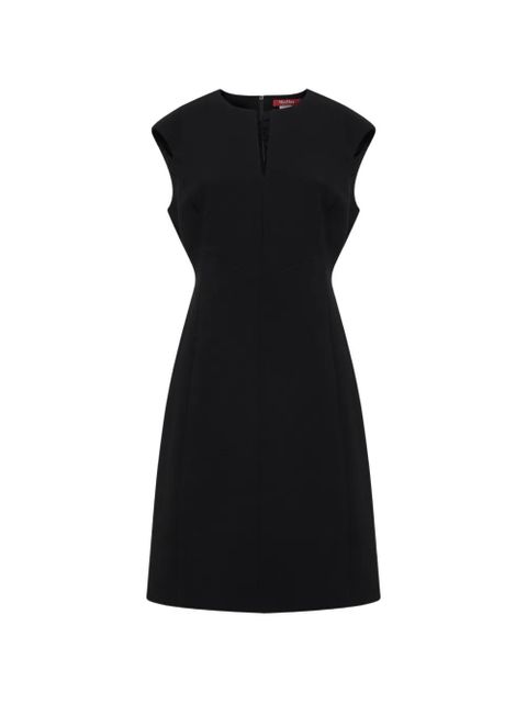 Max Mara Giunto V-notch cap-sleeves dress - Black - zdjęcie produktu nr 1