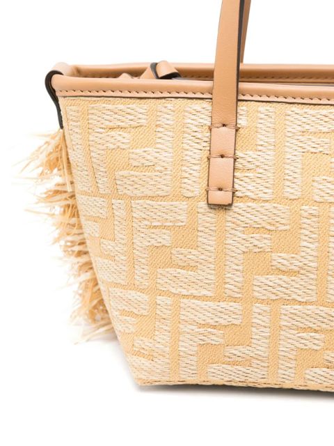 FENDI mini Roll tote bag - Neutrals