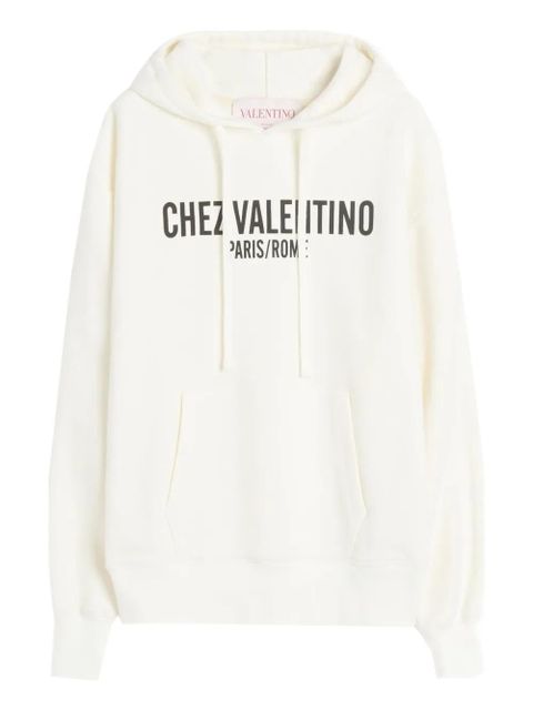Valentino Garavani Chez-print hoodie - White - zdjęcie produktu nr 1