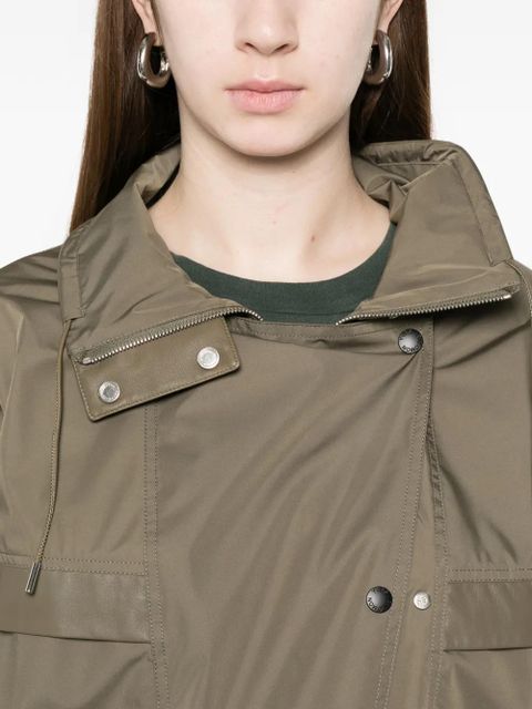 Yves Salomon high-neck jacket - Green